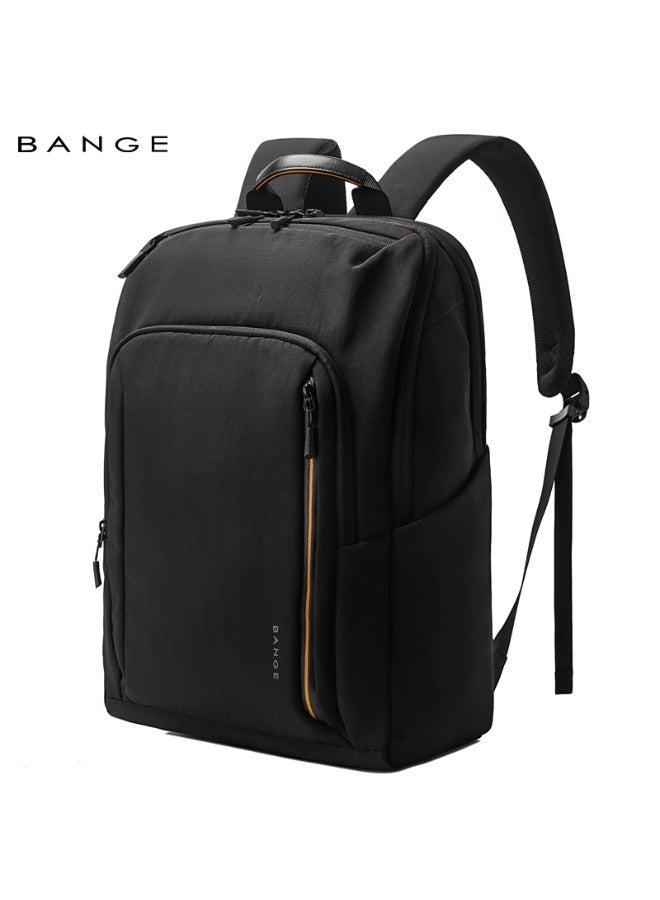 بانجي BANGE 7856 Black Hot Sell New Arrival Wholesale Soft Lightweight Waterproof Men Casual Laptop Backpack - Image 1